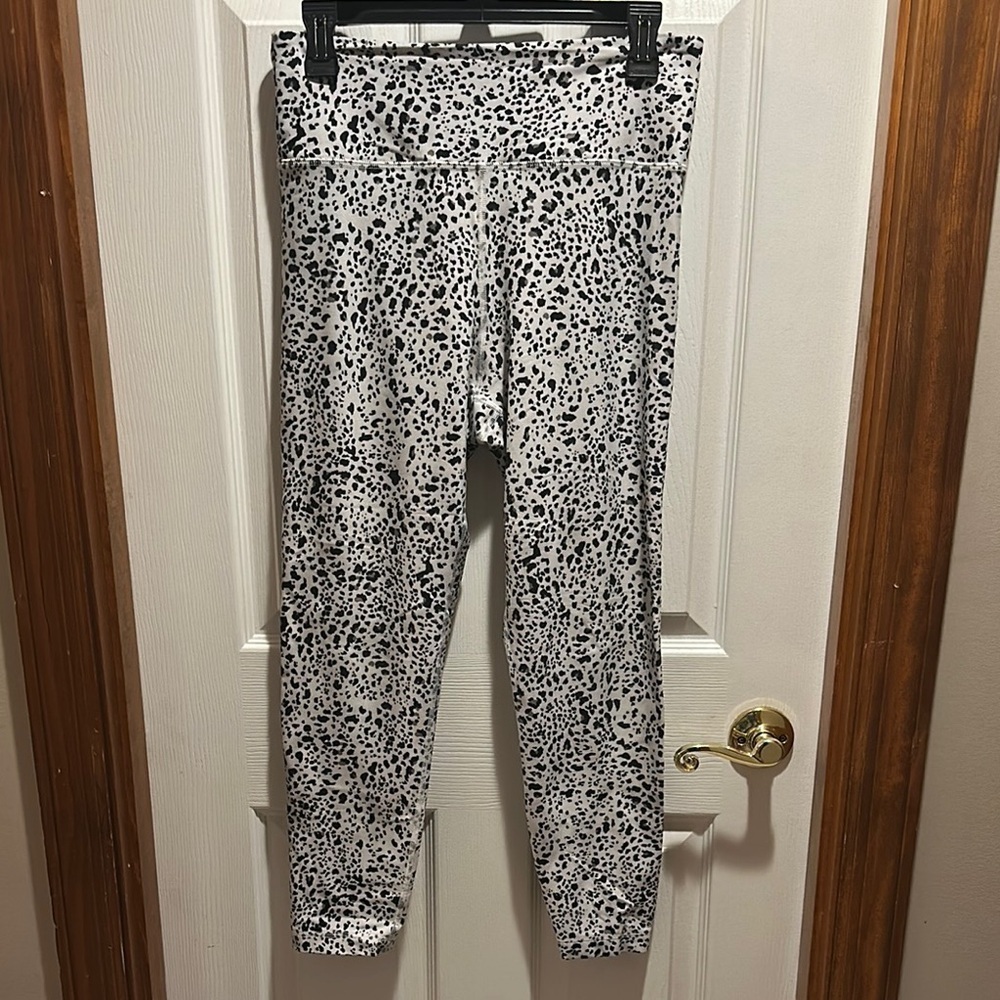 Stylish Black and White Patterned Women's Pants